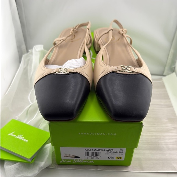Sam Edelman Women's Black and Tan Flats